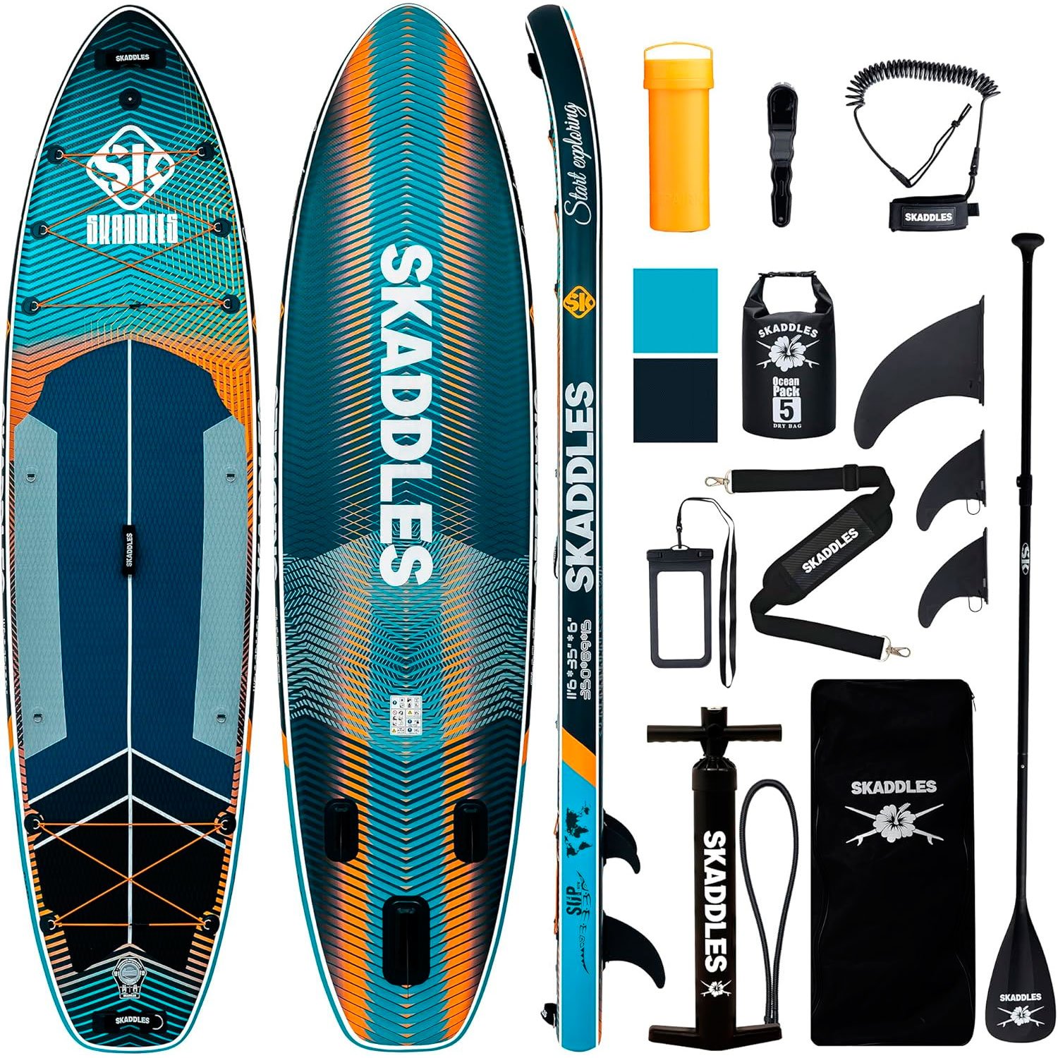 SKADDLES 11’6 × 35" Inflatable SUP